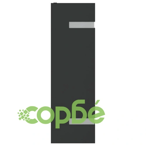 Външни стенни осветителни тела 2 бр черни неръждаема стомана ➤ топ цена ➤ sorbe.bg