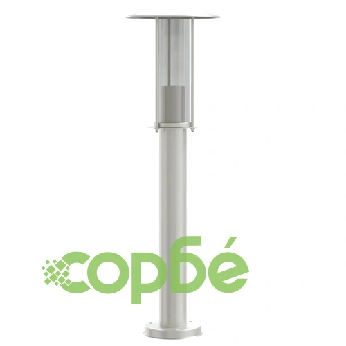 Външни подови лампи, 3 бр, сребристи, 60 см, неръждаема стомана ➤ топ цена ➤ sorbe.bg