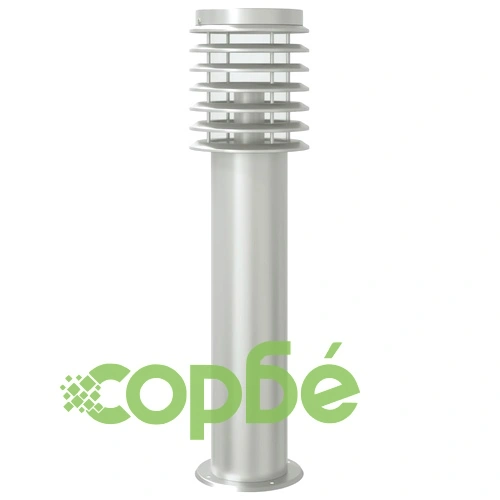 Външни подови лампи, със сензори, 3 бр, сребристи, 60 см, инокс ➤ топ цена ➤ sorbe.bg