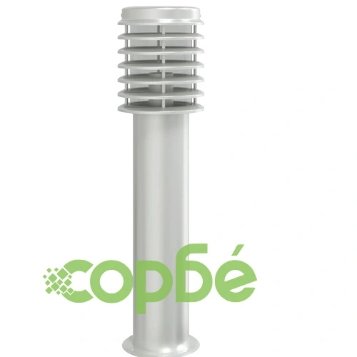 Външни подови лампи с контакт, 3 бр, сребристи, 60 см, инокс ➤ топ цена ➤ sorbe.bg