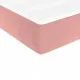 Матрак за легло с покет пружини розов 120x190x20 см кадифе