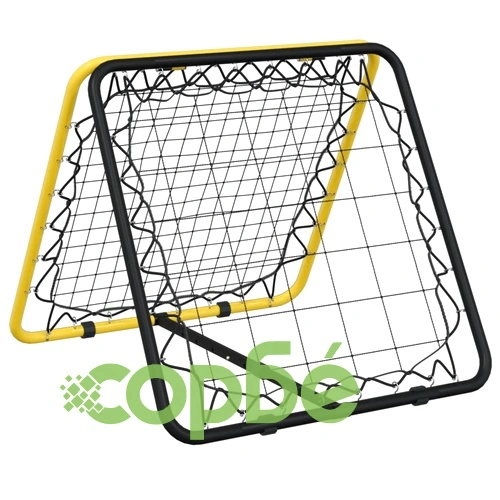 Футболен рикошет двустранно регулируем жълто и черно стомана ➤ топ цена ➤ sorbe.bg