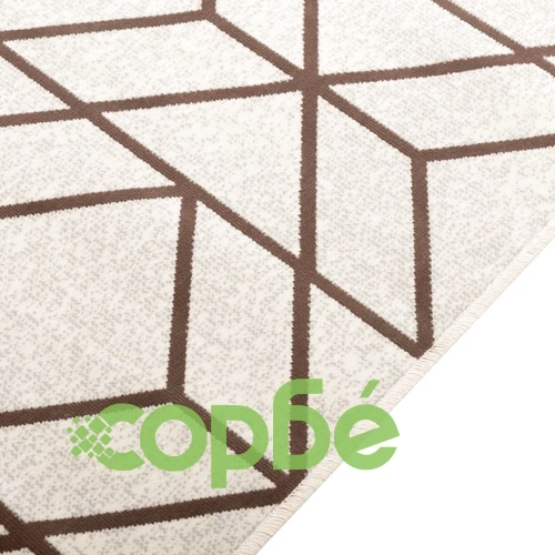 Килим за открито и закрито къс косъм шарен 190x300 см неплъзгащ ➤ топ цена ➤ sorbe.bg