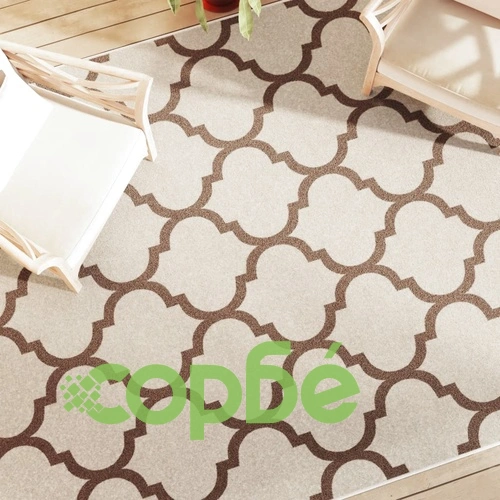 Килим за открито и закрито къс косъм шарен 190x300 см неплъзгащ ➤ топ цена ➤ sorbe.bg