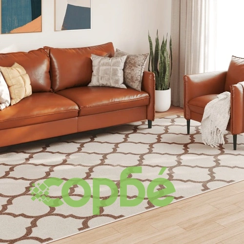 Килим за открито и закрито къс косъм шарен 190x300 см неплъзгащ ➤ топ цена ➤ sorbe.bg