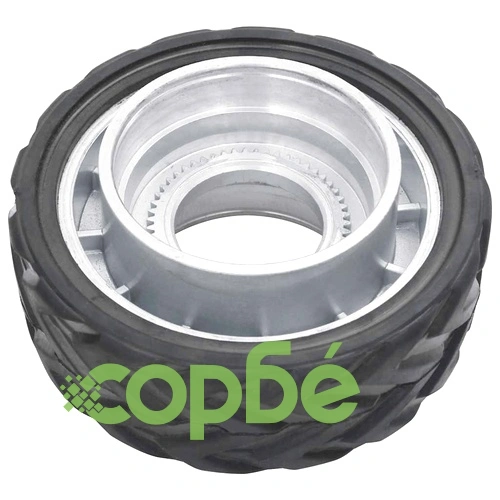 Резервно колело за количка 19,5x10 см алуминий и гума ➤ топ цена ➤ sorbe.bg