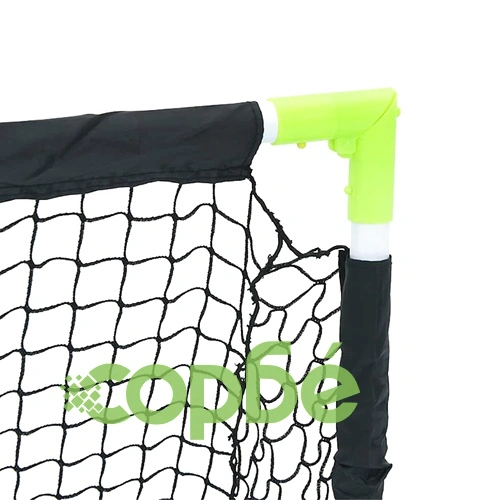 Детска футболна врата, сгъваема, черна, 90x64x64 см ➤ топ цена ➤ sorbe.bg