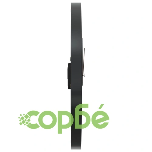 Стенен часовник кафяв 35 см желязо и маслиново дърво ➤ топ цена ➤ sorbe.bg