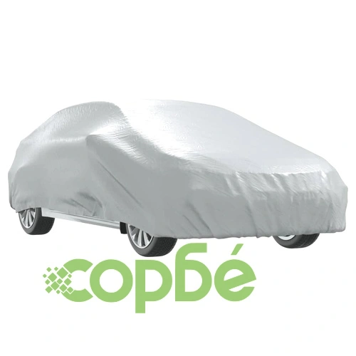 Покривало за кола, за седан, с каишки, цяло, сребрист, XL ➤ топ цена ➤ sorbe.bg