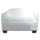 Покривало за кола, за седан, с каишки, цяло, сребрист, XL