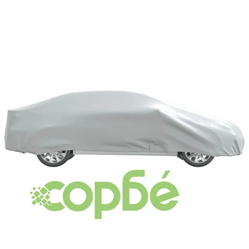 Покривало за кола, за седан, с каишки, цяло, сребрист, XL ➤ топ цена ➤ sorbe.bg