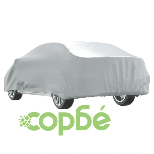 Покривало за кола, за седан, с каишки, цяло, сребрист, XL ➤ топ цена ➤ sorbe.bg