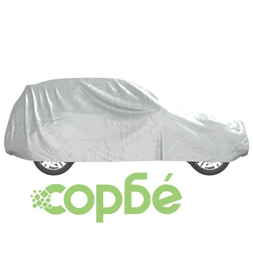 Покривало за кола, за SUV, с каишки, цяло, сребрист, M ➤ топ цена ➤ sorbe.bg