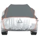 Покривало за кола SUV против градушка цяло L сиво и сребристо
