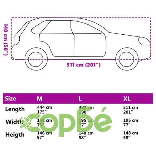Покривало за кола SUV против градушка цяло XL сиво и сребристо ➤ топ цена ➤ sorbe.bg