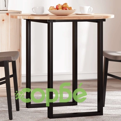 Плот за маса, кръгъл, 80x2 см, акациево дърво масив ➤ топ цена ➤ sorbe.bg