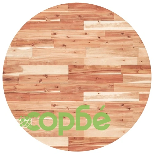 Плот за маса, кръгъл, 90x2 см, акациево дърво масив ➤ топ цена ➤ sorbe.bg