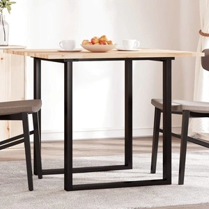 Плот за маса квадратен 90x90x2 см масивна акация