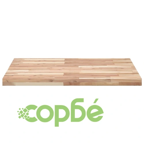 Плот за маса квадратен 80x80x4 см масивна акация ➤ топ цена ➤ sorbe.bg