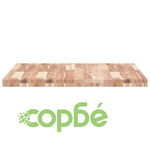 Плот за маса квадратен 80x80x4 см масивна акация ➤ топ цена ➤ sorbe.bg