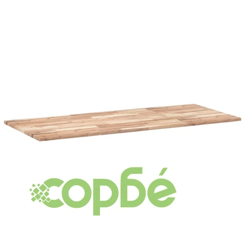 Плот за маса, правоъгълен, 140x60x2 см, акация масив ➤ топ цена ➤ sorbe.bg