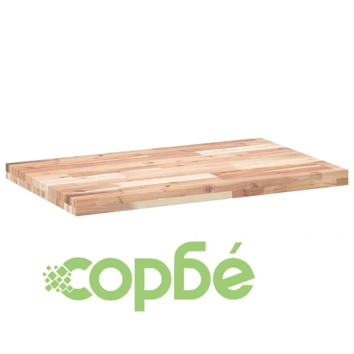 Плот за маса, правоъгълен, 100x50x4 см, акация масив ➤ топ цена ➤ sorbe.bg