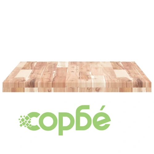 Плот за маса, правоъгълен, 80x60x4 см, акация масив ➤ топ цена ➤ sorbe.bg