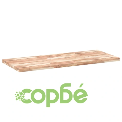 Плот за маса, правоъгълен, 120x60x4 см, акация масив ➤ топ цена ➤ sorbe.bg