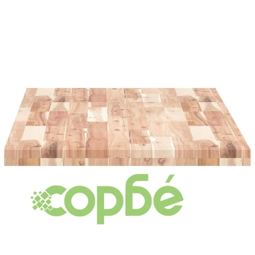 Плот за маса, правоъгълен, 120x60x4 см, акация масив ➤ топ цена ➤ sorbe.bg