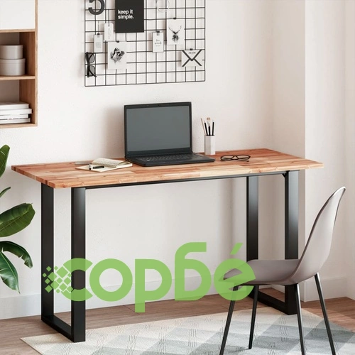 Плот за маса, правоъгълен, 140x60x2 см, акация масив ➤ топ цена ➤ sorbe.bg