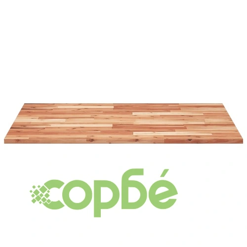 Плот за маса, правоъгълен, 100x80x2 см, акация масив ➤ топ цена ➤ sorbe.bg