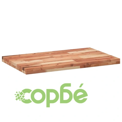 Плот за маса, правоъгълен, 100x50x4 см, акация масив ➤ топ цена ➤ sorbe.bg