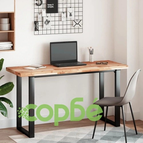 Плот за маса, правоъгълен, 140x50x4 см, акация масив ➤ топ цена ➤ sorbe.bg