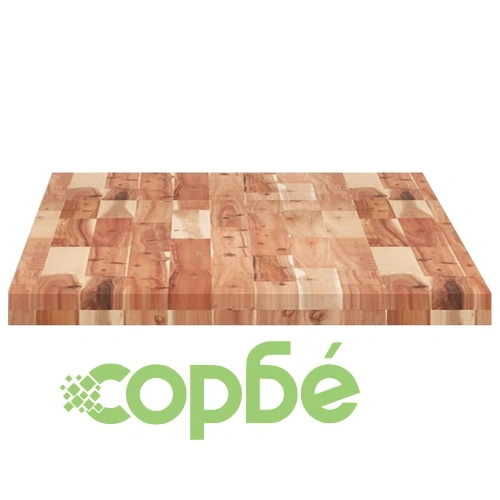 Плот за маса, правоъгълен, 120x60x4 см, акация масив ➤ топ цена ➤ sorbe.bg