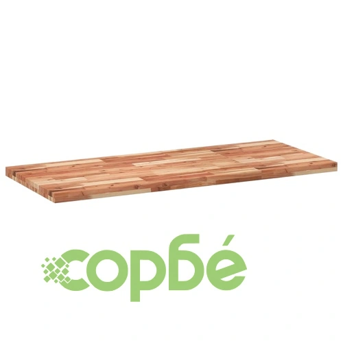 Плот за маса, правоъгълен, 140x60x4 см, акация масив ➤ топ цена ➤ sorbe.bg