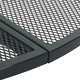 Патио маса кръгла антрацит 80x72,5 см прахово покрита стомана