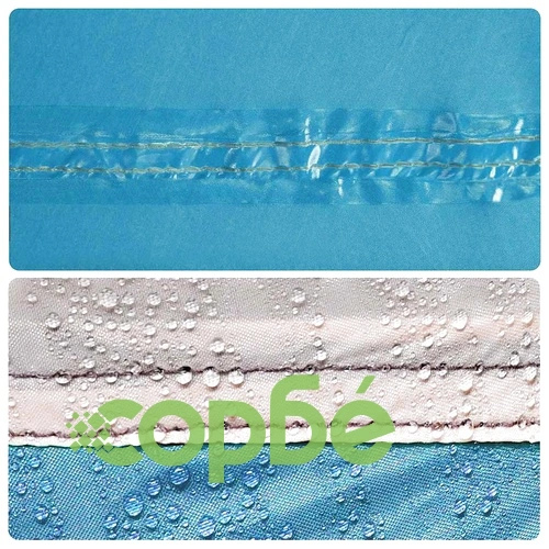 Кабинна къмпинг палатка, 4-местна, синя, водоустойчива ➤ топ цена ➤ sorbe.bg