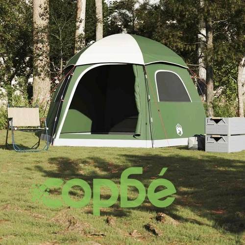Семейна палатка Igloo за 6 души Зелена водоустойчива ➤ топ цена ➤ sorbe.bg
