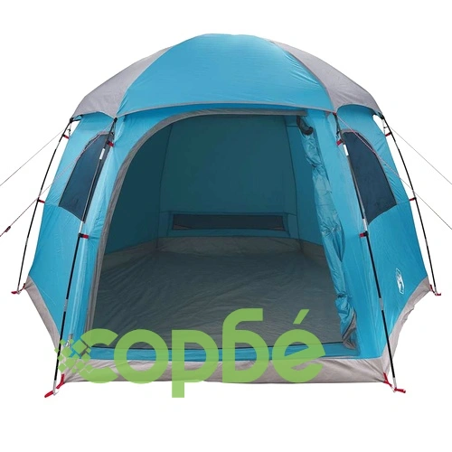 Семейна палатка Igloo за 6 души, синя, водоустойчива ➤ топ цена ➤ sorbe.bg