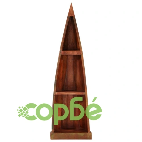 Шкаф тип лодка 39x27x127 см масивно регенерирано дърво ➤ топ цена ➤ sorbe.bg
