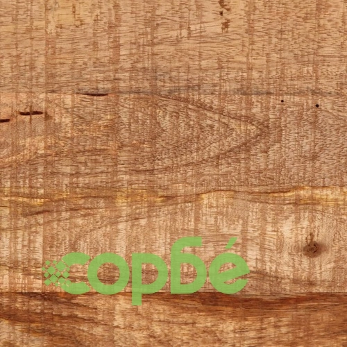 Бюфет, бял и кафяв, 55x30x73 см, грубо мангово дърво масив ➤ топ цена ➤ sorbe.bg