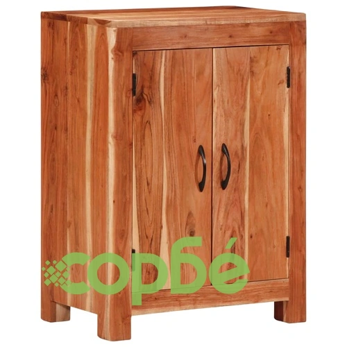 Сайдборд, 55x35x75 см, акациево дърво масив ➤ топ цена ➤ sorbe.bg
