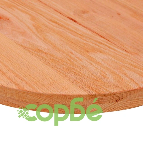 Плот за маса, светлокафяв, 100x50x4 см, дъб масив, овална ➤ топ цена ➤ sorbe.bg