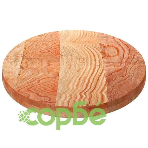 Плот за маса, светлокафяв, 120x60x4 см, дъб масив, овална ➤ топ цена ➤ sorbe.bg