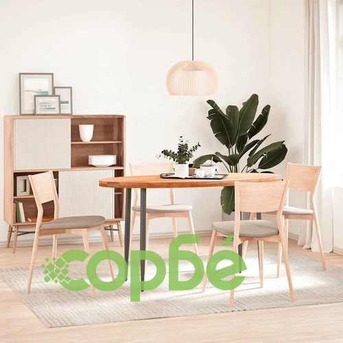 Плот за маса, светлокафяв, 140x60x4 см, дъб масив, овална ➤ топ цена ➤ sorbe.bg