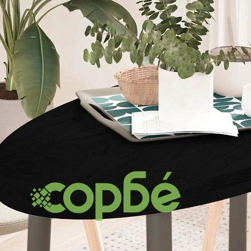 Плот за маса, тъмнокафяв, 100x50x4 см, дъб масив, овална ➤ топ цена ➤ sorbe.bg