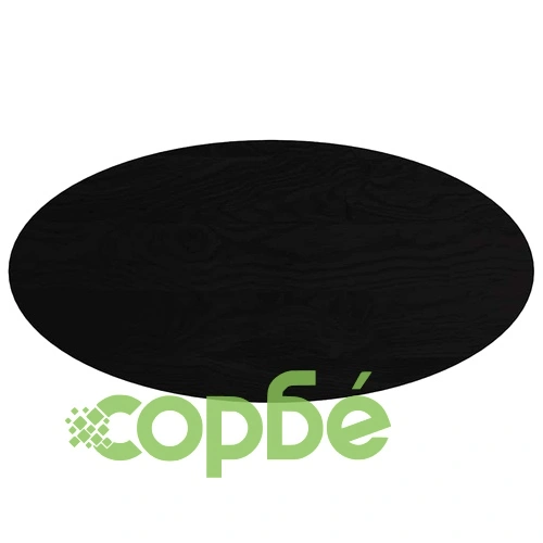 Плот за маса, тъмнокафяв, 120x60x4 см, дъб масив, овална ➤ топ цена ➤ sorbe.bg