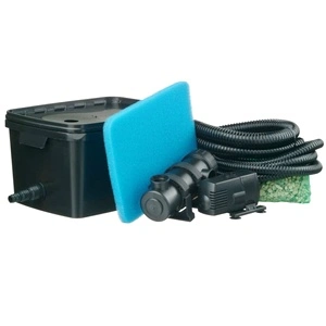 Ubbink FiltraPure 2000 л Комплект езерен филтър 16 л с помпа Xtra 600 