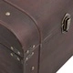 Сандък за съкровища с резета кафяв 90x50x39,5 см шперплат