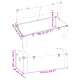 Сандък за съкровища с резета кафяв 110x50x39,5 см шперплат